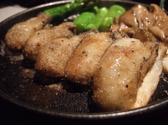カキのステーキ