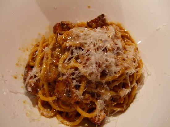 食べたのはパスタ