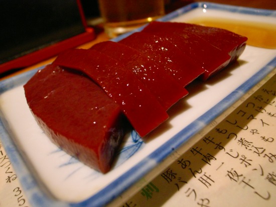 北の屋台のレバ刺し.jpg