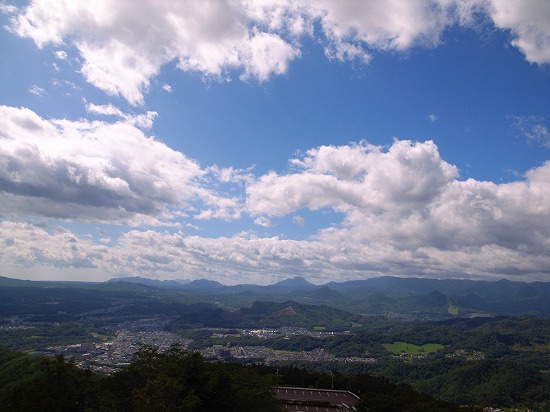藻岩山山頂から南方面