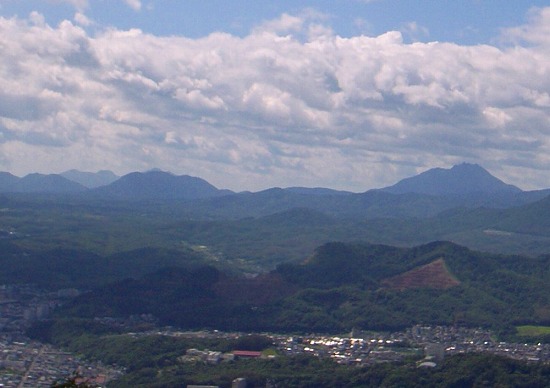 恵庭岳ズーム